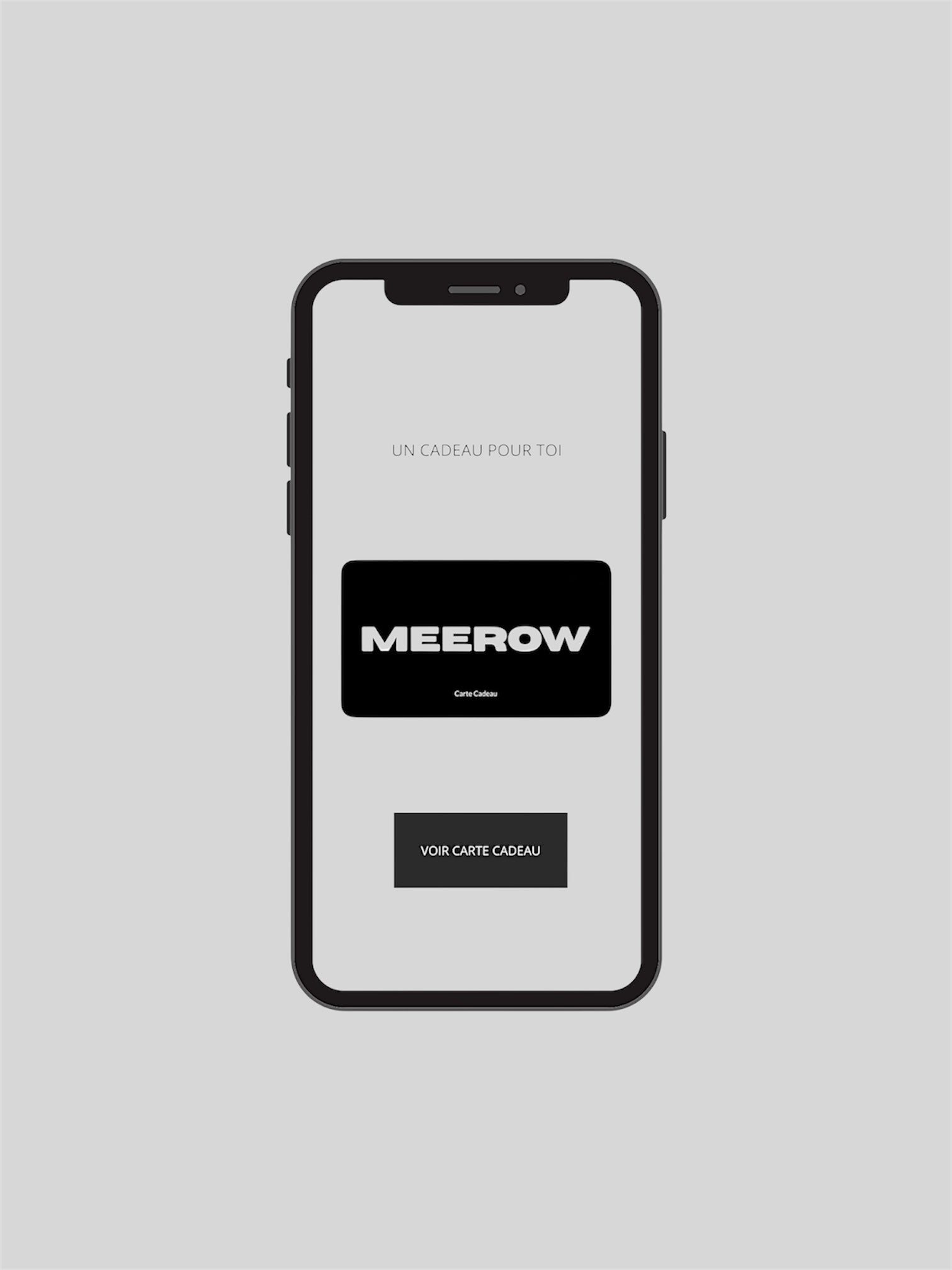 CARTE - CADEAU MEEROW