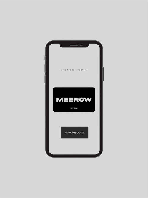 CARTE - CADEAU MEEROW